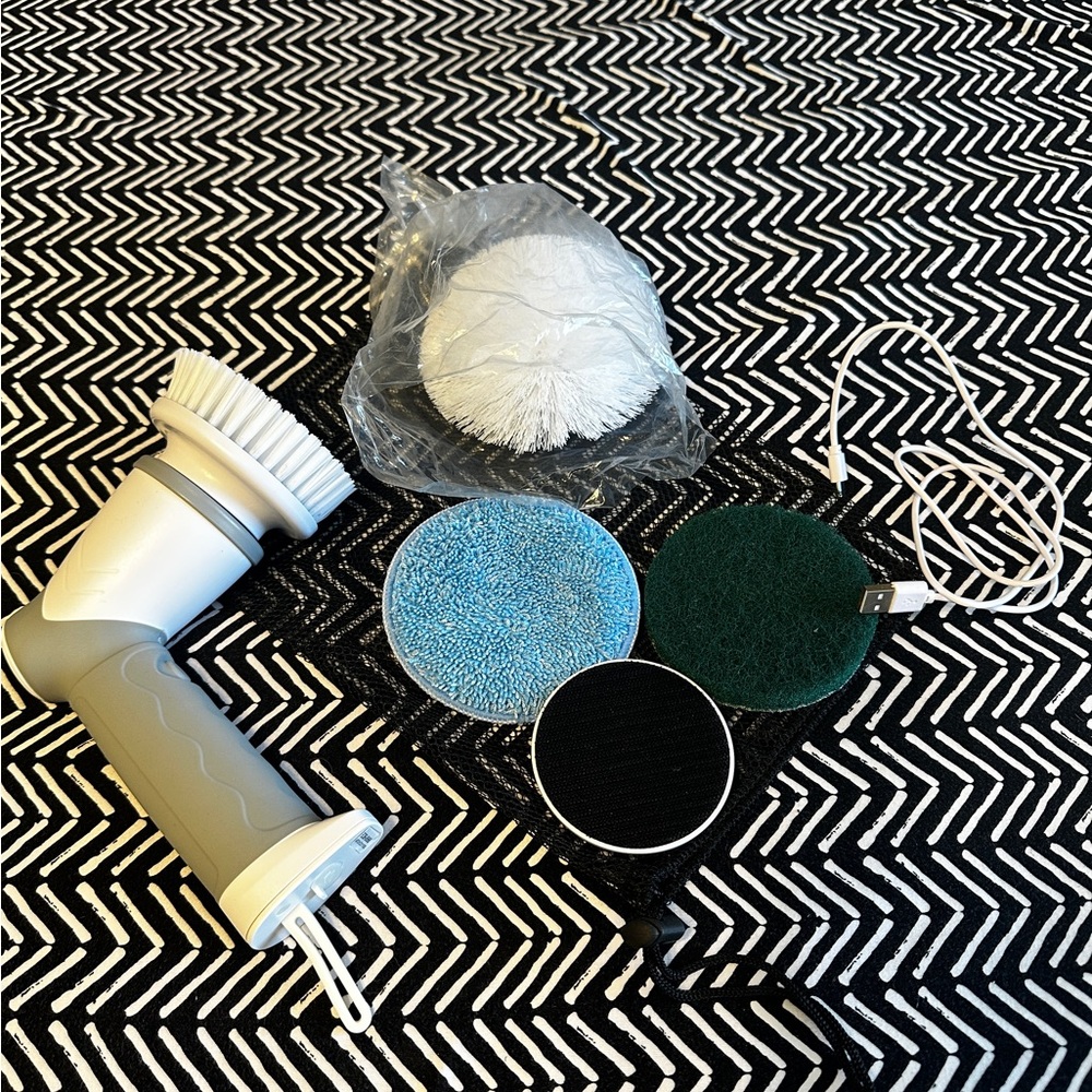 Electric Cleaning Brush Set with Multiple Attachments
